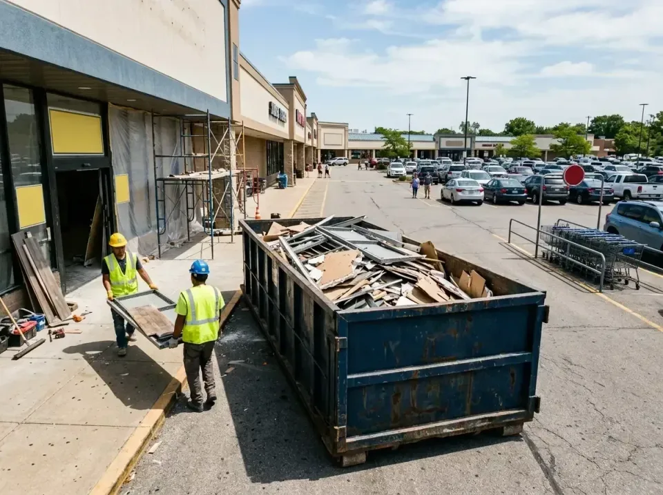retail-store-renovation-debris-003 — frequently asked questions, Roll-off Dumpster Rentals in Benton, IL